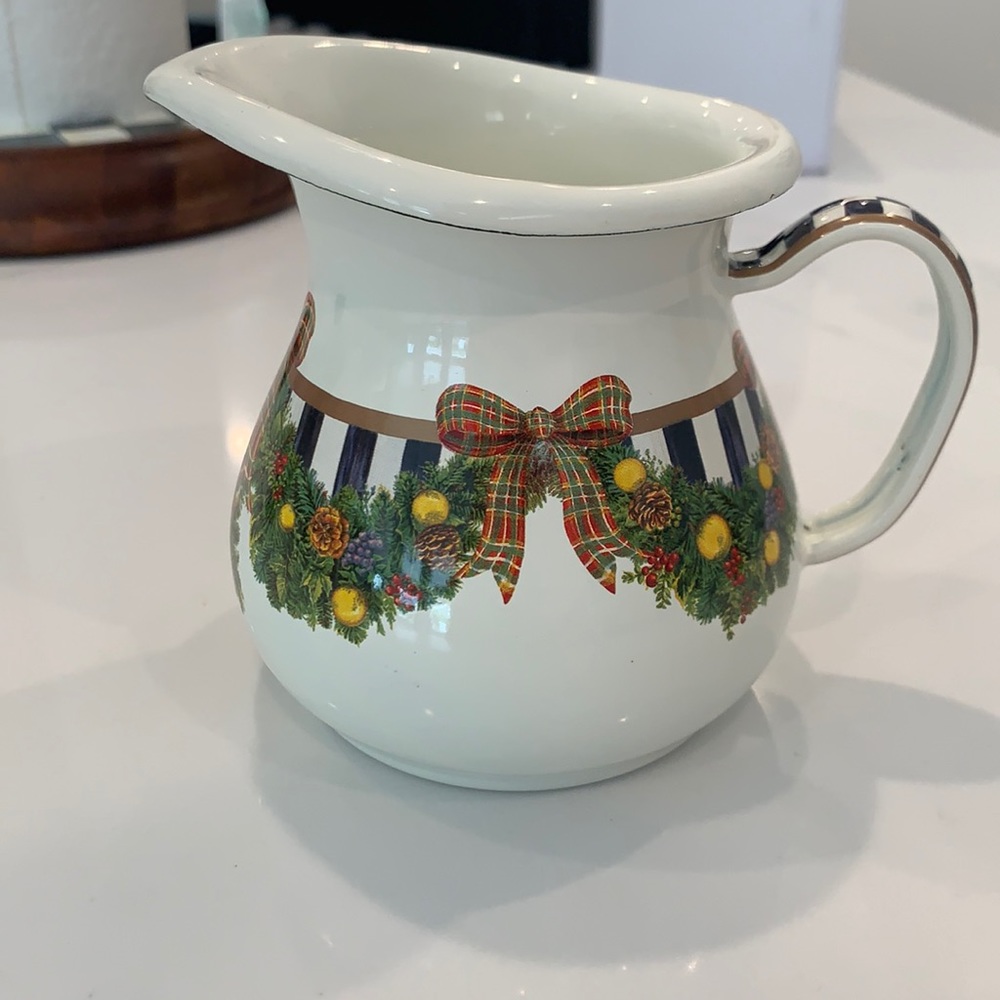 Mackenzie Childs Holiday creamer